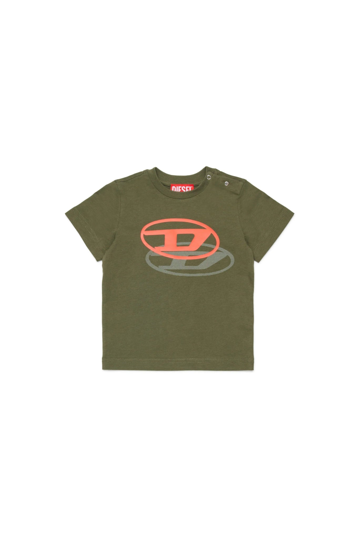 T - SHIRT CON LOGO OVAL D DINAMICO DIESEL - Angel Luxury