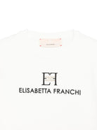 T - SHIRT CON LOGO RICAMATO ELISABETTA FRANCHI - Angel Luxury