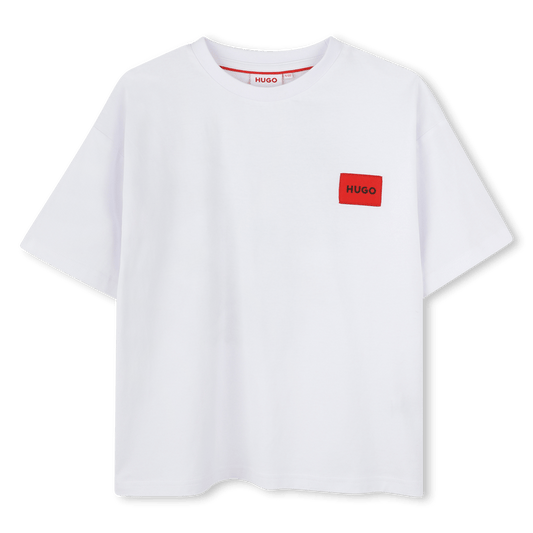 T - SHIRT CON LOGO ROSSO HUGO - Angel Luxury