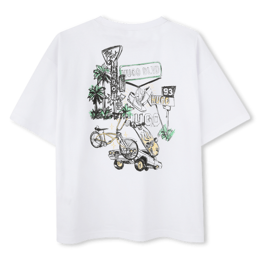 T - SHIRT CON LOGO ROSSO HUGO - Angel Luxury