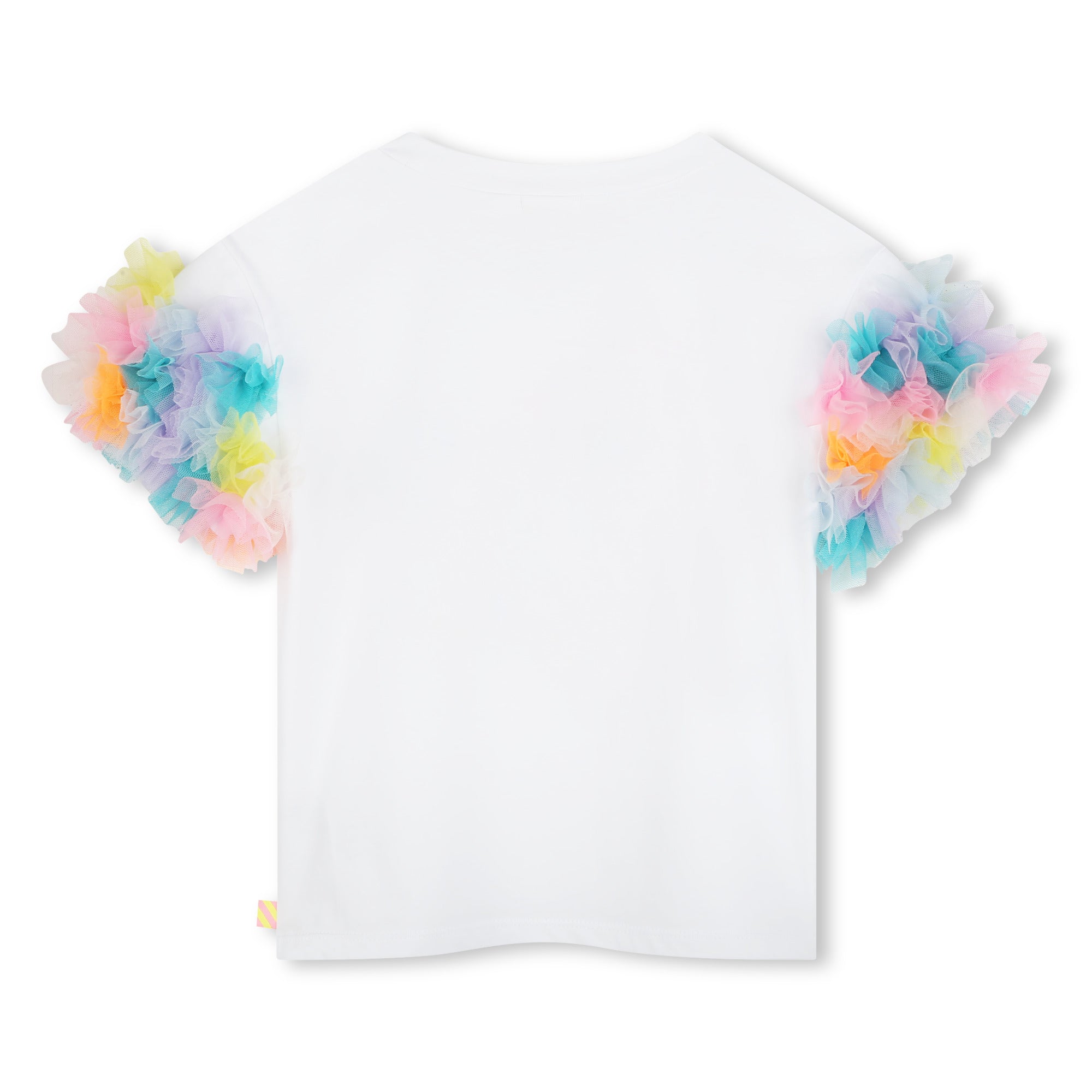 T - SHIRT CON MANICHE IN TULLE MULTICOLOR BILLIEBLUSH - Angel Luxury