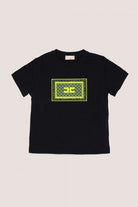 T-SHIRT CON RICAMO LIME ELISABETTA FRANCHI - Angel Luxury