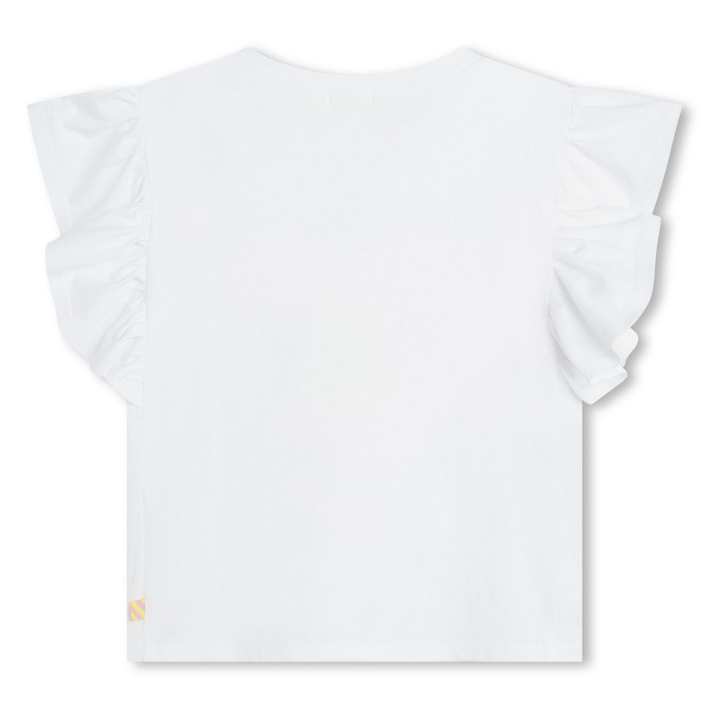 T - SHIRT CON SCRITTA PAILLETTES - Angel Luxury