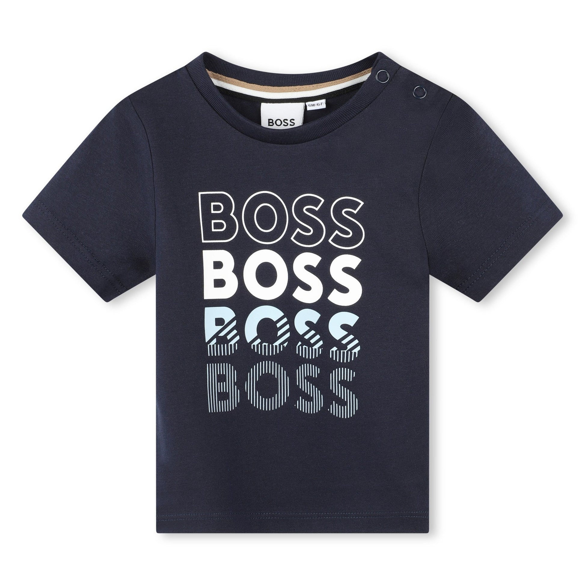 T - SHIRT CON SCRITTE BOSS - Angel Luxury