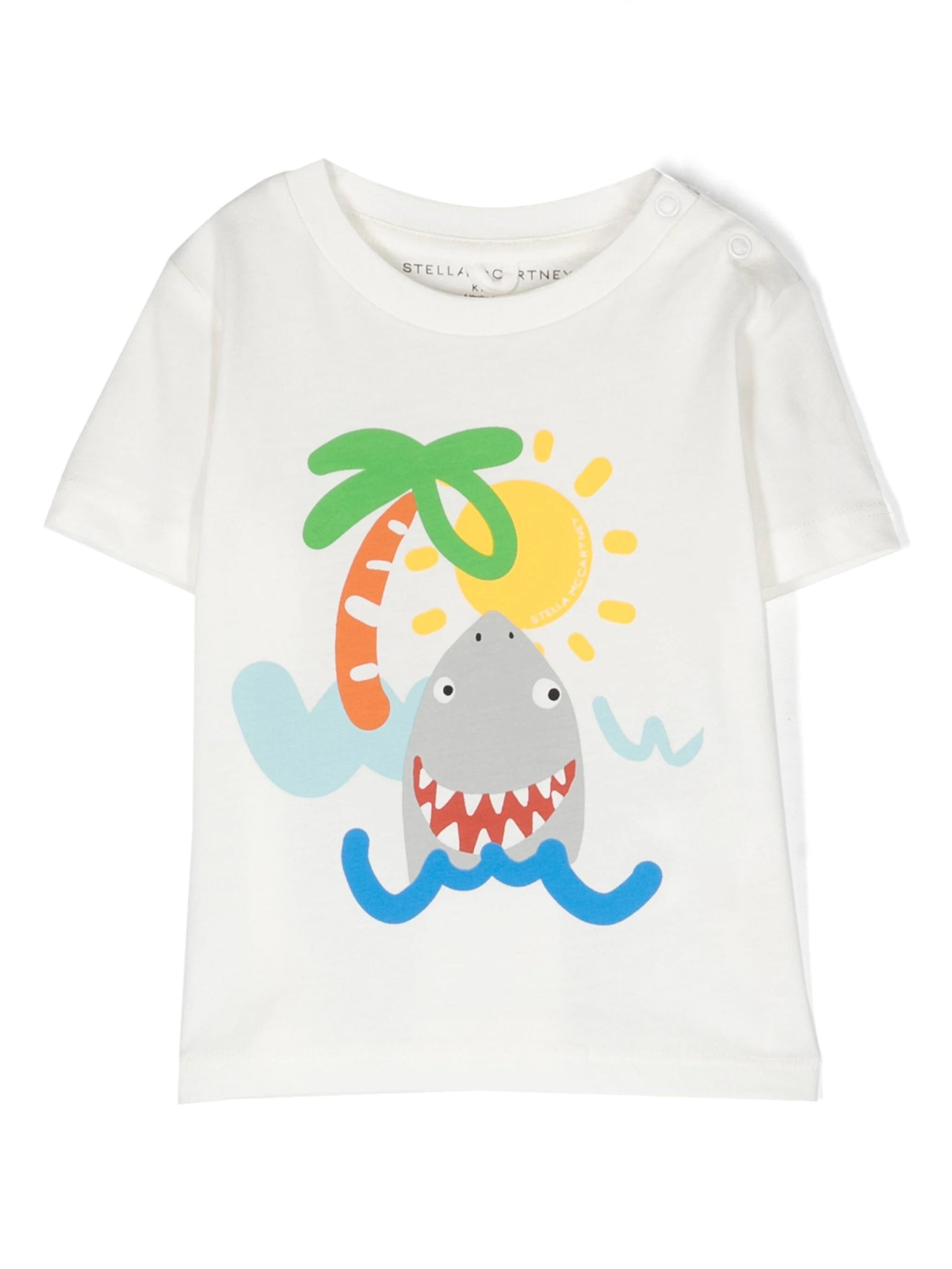 T - SHIRT CON SQUALO STELLA MCCARTNEY - Angel Luxury