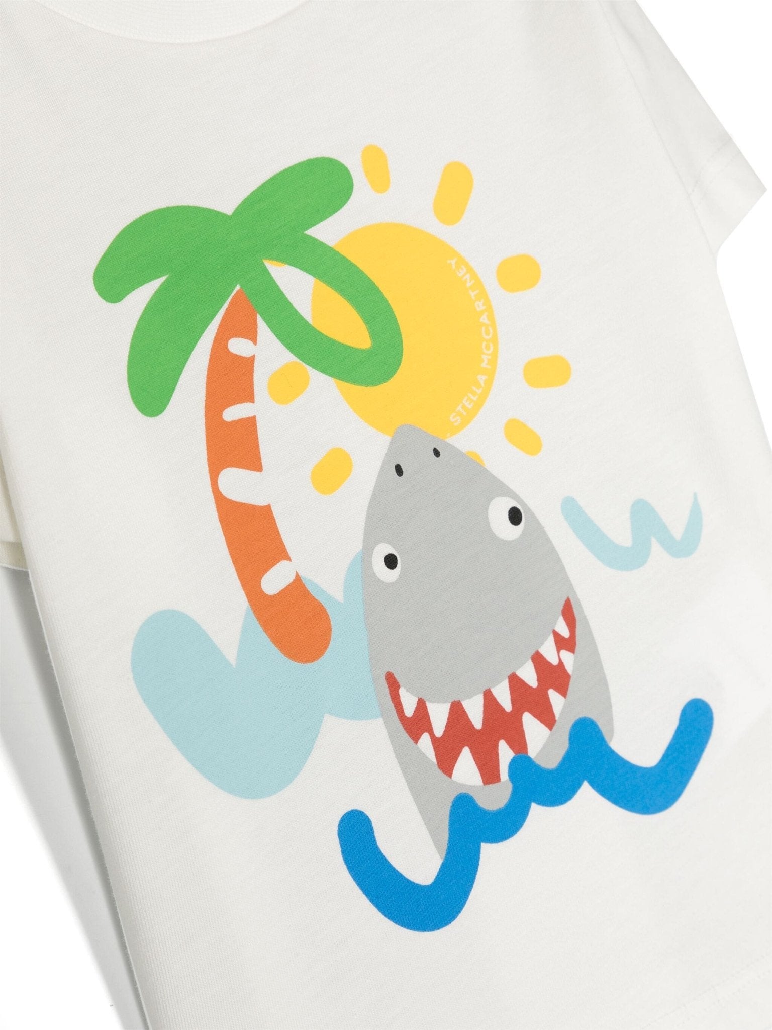 T - SHIRT CON SQUALO STELLA MCCARTNEY - Angel Luxury