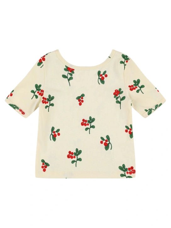 T - SHIRT CON STAMPA FLOREALE MINI RODINI - Angel Luxury