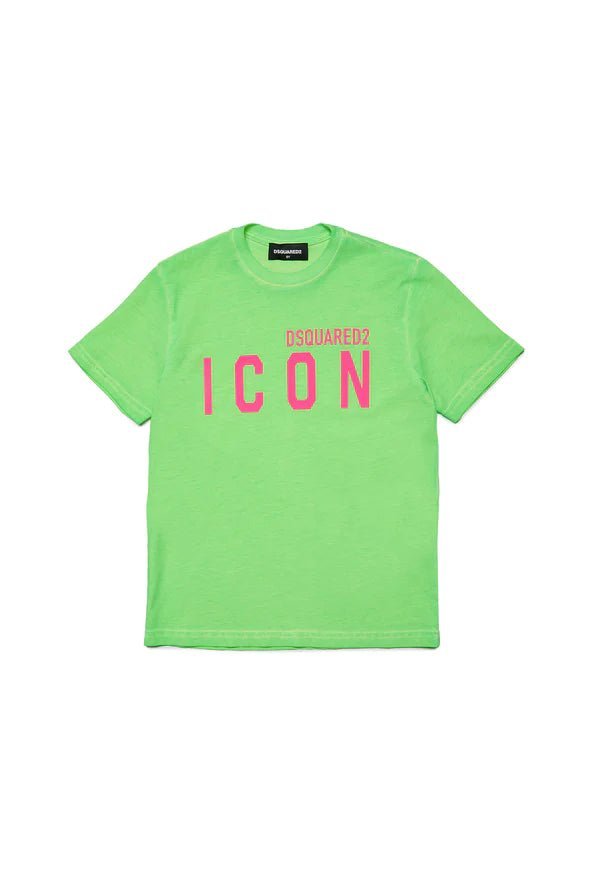T - SHIRT CON STAMPA ICON FLUO - Angel Luxury