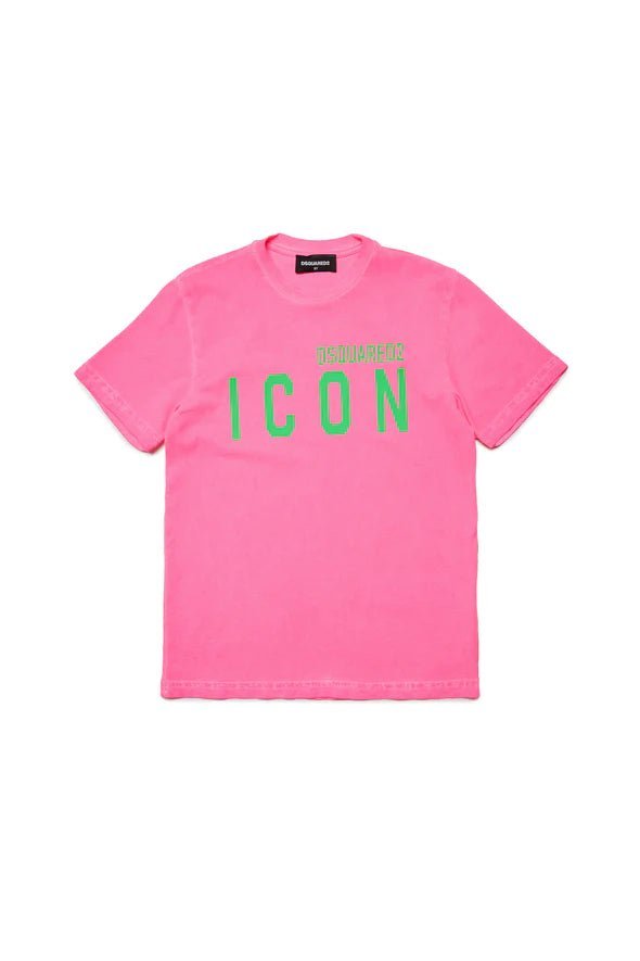 T - SHIRT CON STAMPA ICON FLUO - Angel Luxury