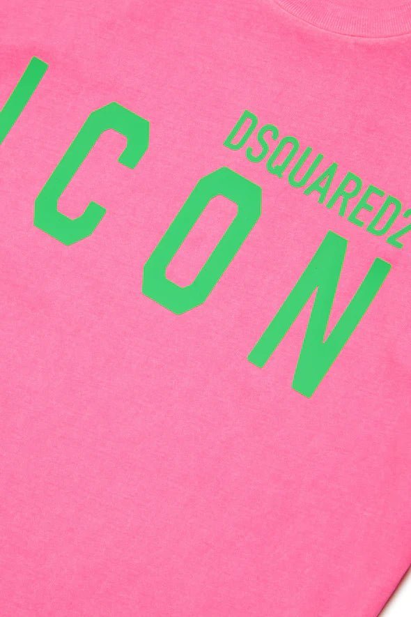 T - SHIRT CON STAMPA ICON FLUO - Angel Luxury
