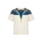 T - SHIRT CON STAMPA MULTICOLOR MARCELO BURLON - Angel Luxury