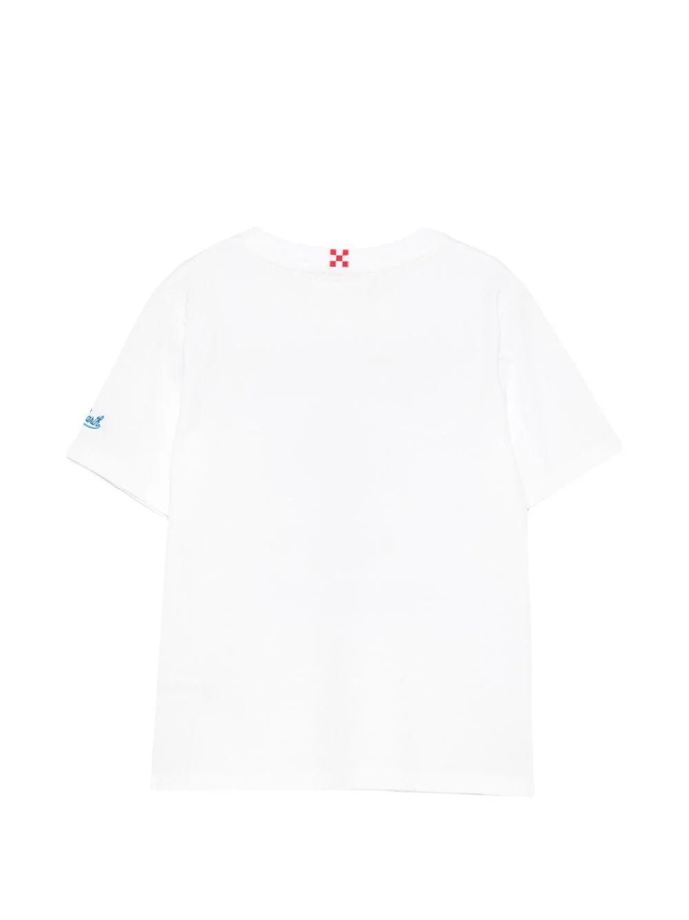 T - SHIRT CON STAMPA POLIPO MARADONA NAPOLI MC2 SAINT BARTH - Angel Luxury