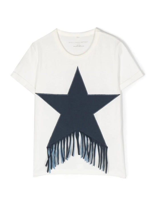 T - SHIRT CON STELLA BLU STELLA MCCARTNEY - Angel Luxury