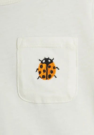 T - SHIRT CON TASCHINO COCCINELLA MINI RODINI - Angel Luxury