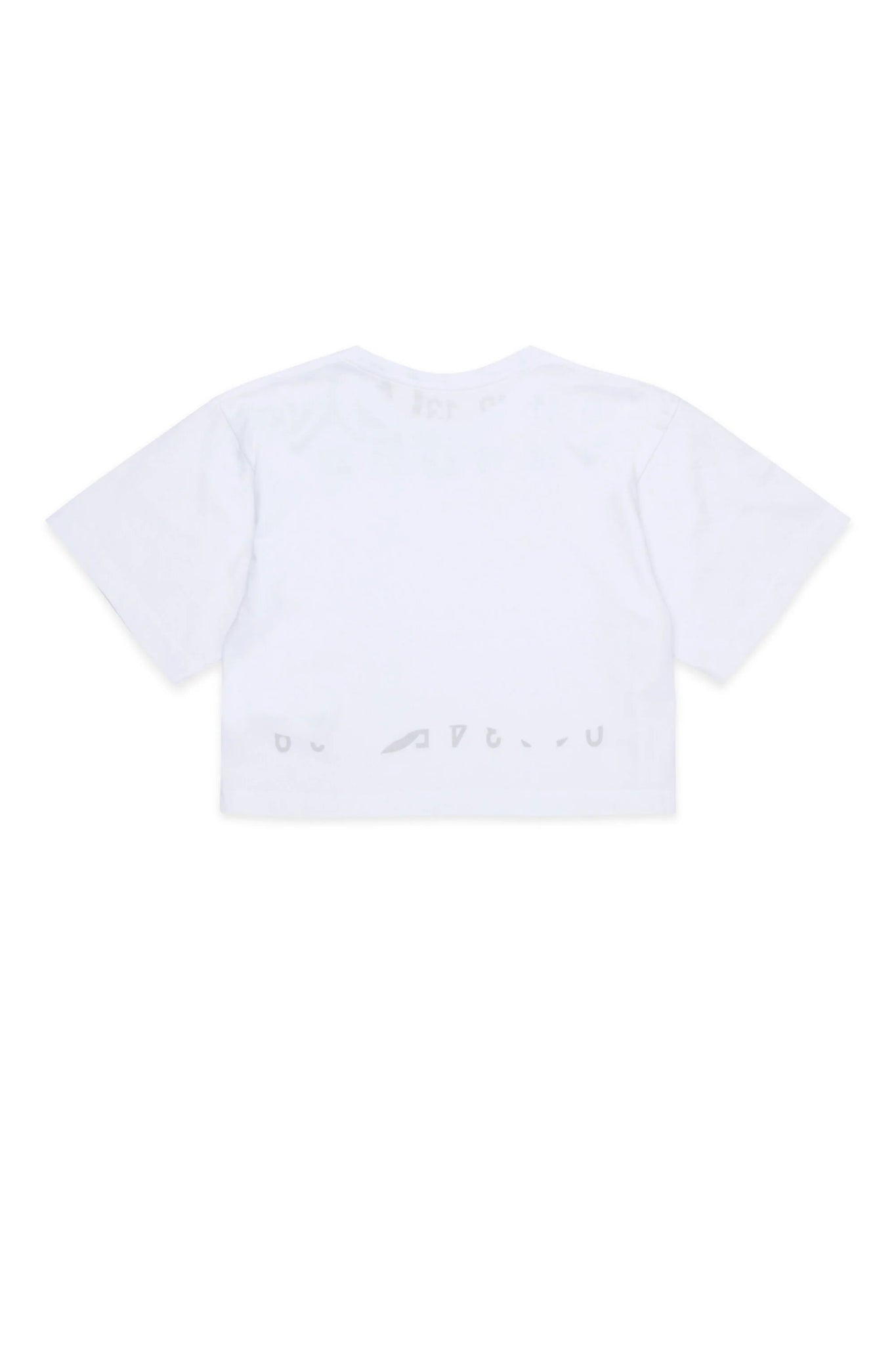 T - SHIRT CORTA BIANCA CON LOGO MAISON MARGIELA - Angel Luxury