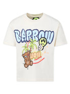 T - SHIRT CREMA CON FANTASIA BARROW - Angel Luxury