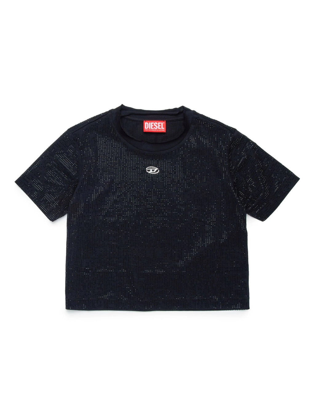 T - SHIRT CROP CON BORCHIE DIESEL - Angel Luxury