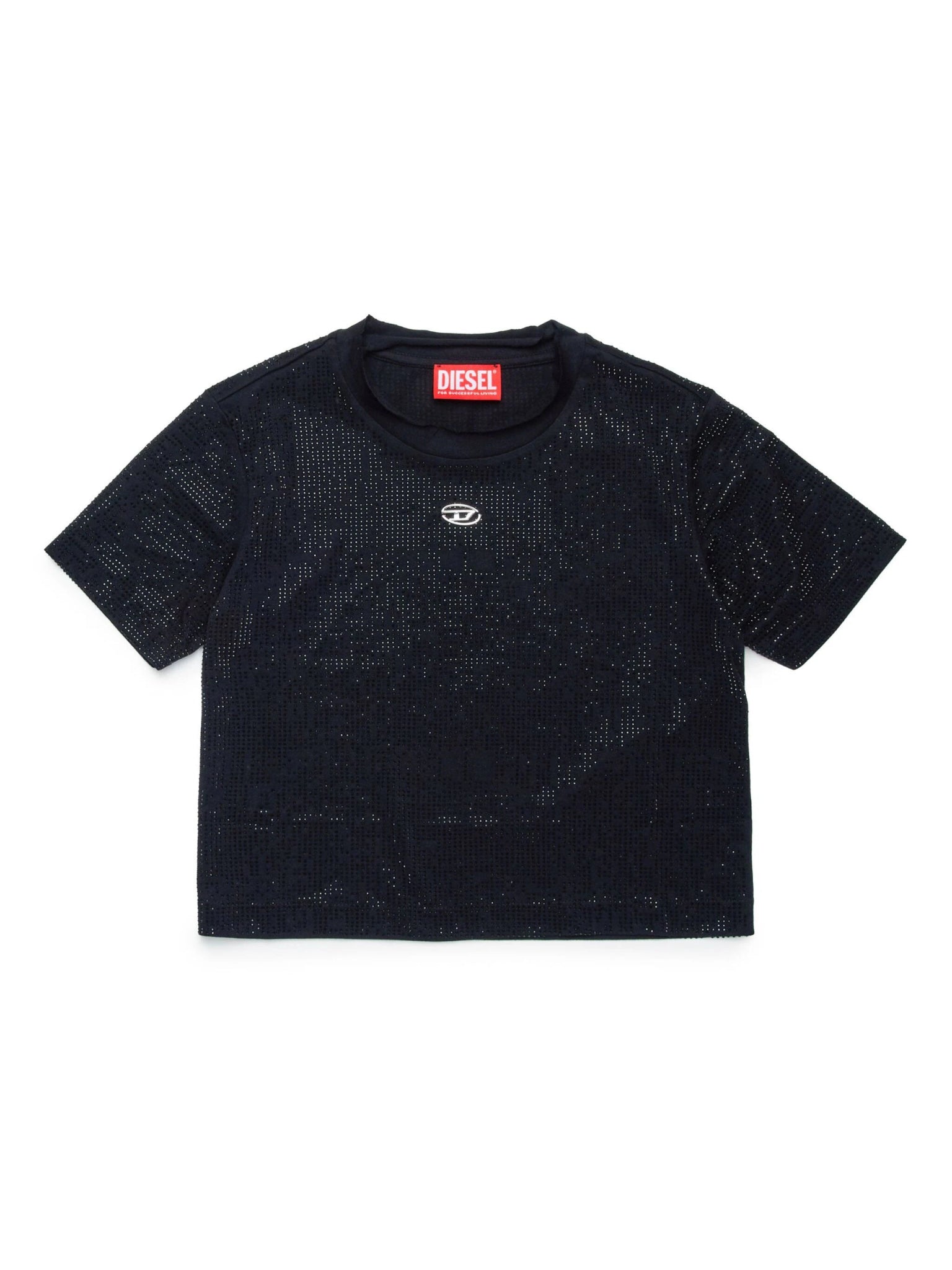 T - SHIRT CROP CON BORCHIE DIESEL - Angel Luxury