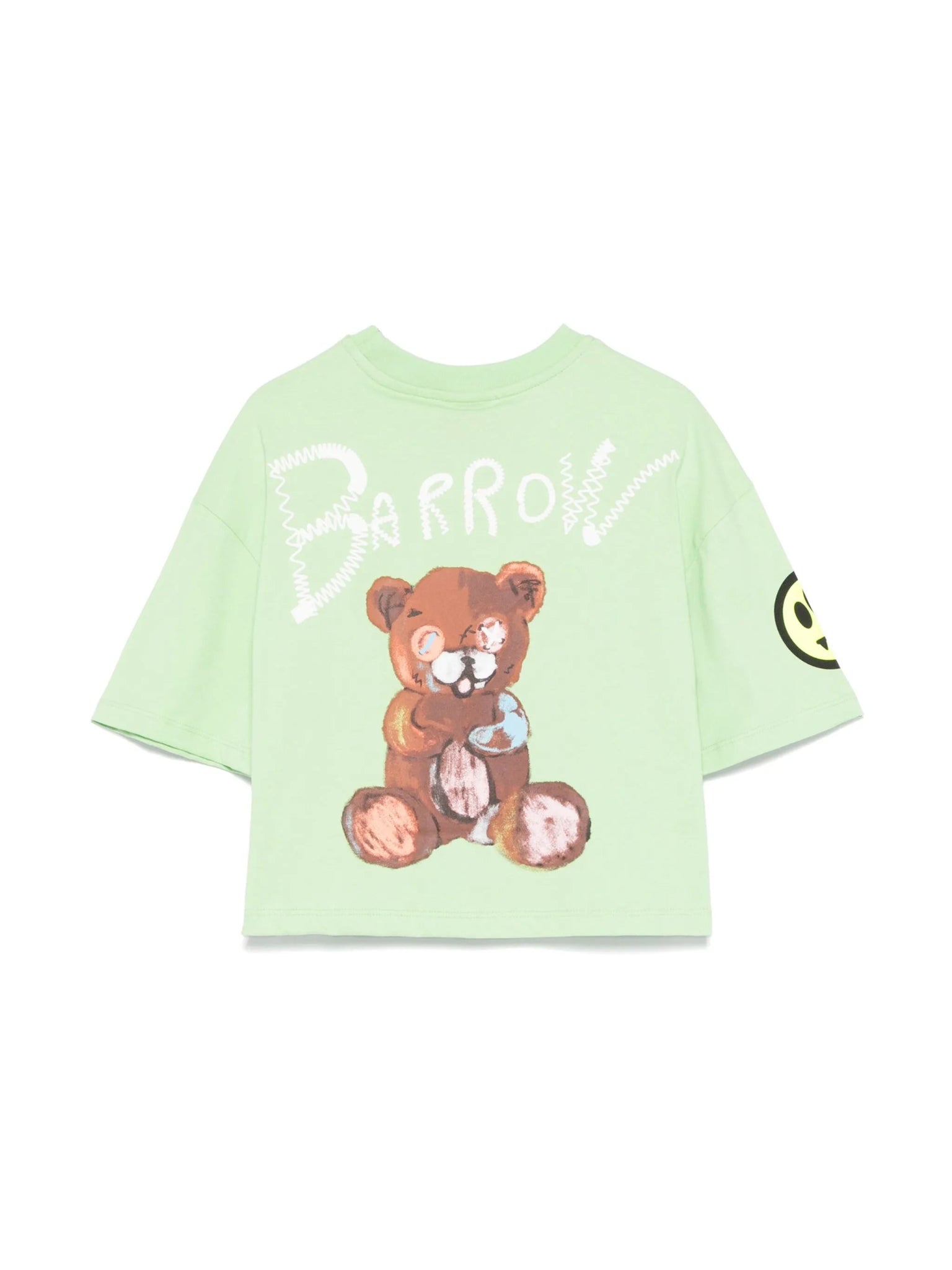 T - SHIRT CROP VERDE LIME BARROW - Angel Luxury