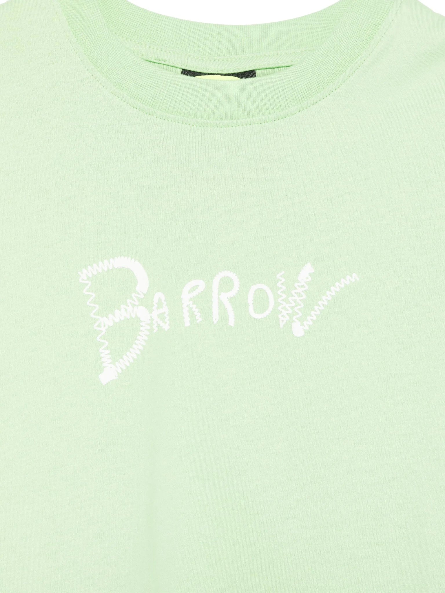 T - SHIRT CROP VERDE LIME BARROW - Angel Luxury