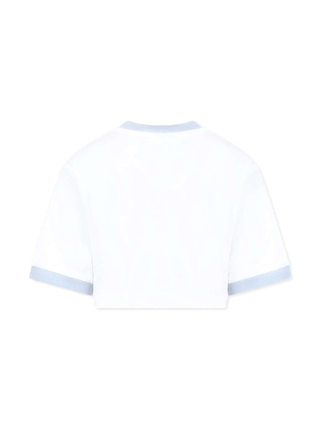 T - SHIRT CROPPED BIANCA - AZZURRA BARROW - Angel Luxury