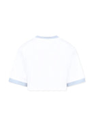 T - SHIRT CROPPED BIANCA - AZZURRA BARROW - Angel Luxury