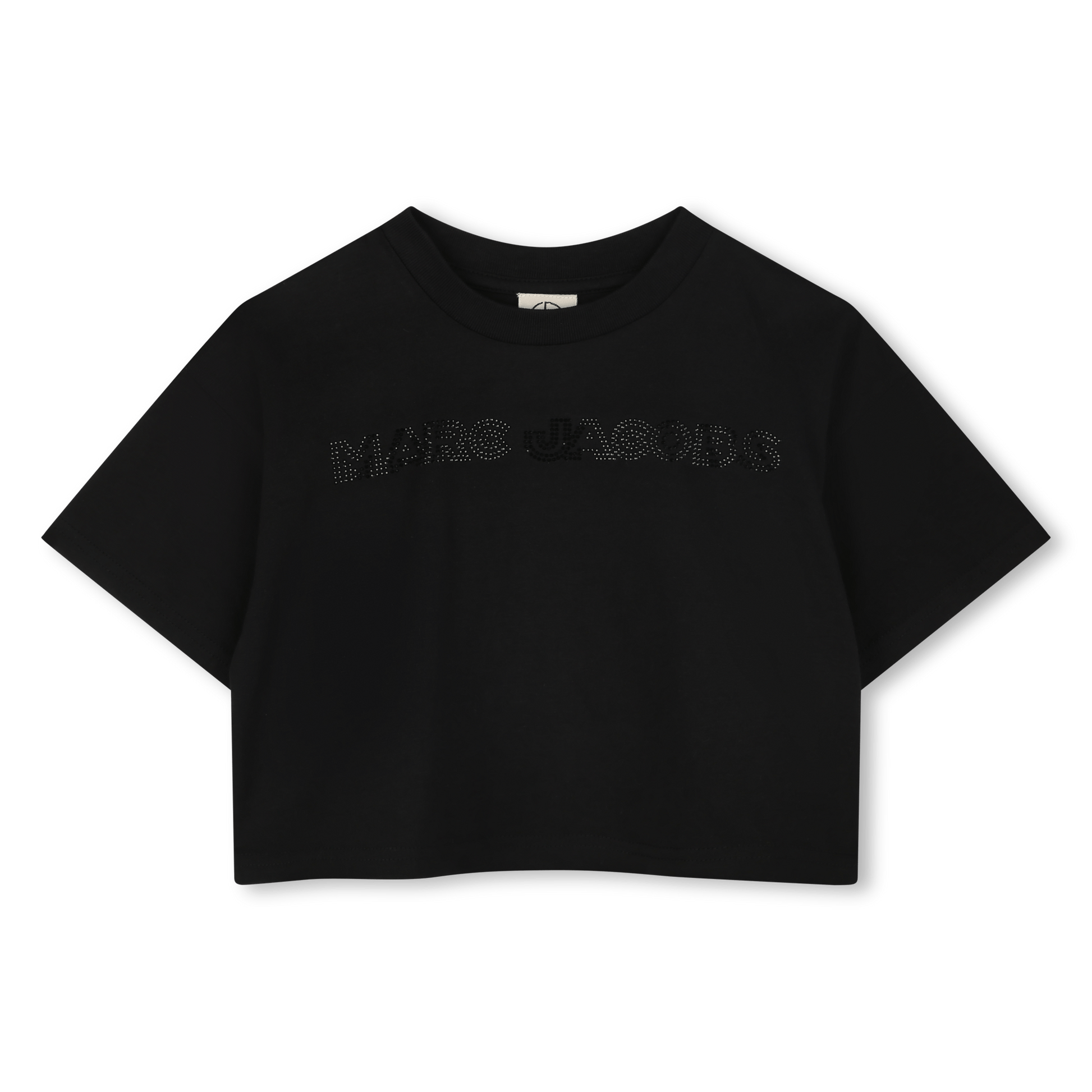 T - SHIRT CROPPED NERA MARC JACOBS - Angel Luxury