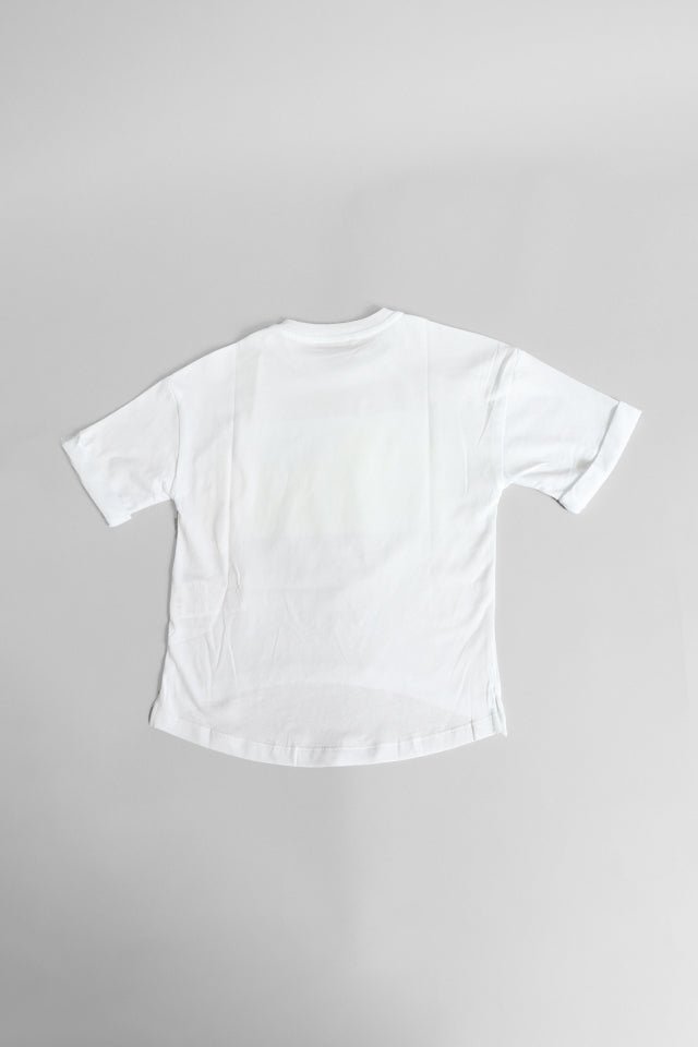 T-shirt Dondup bianca con stampa - Angel Luxury