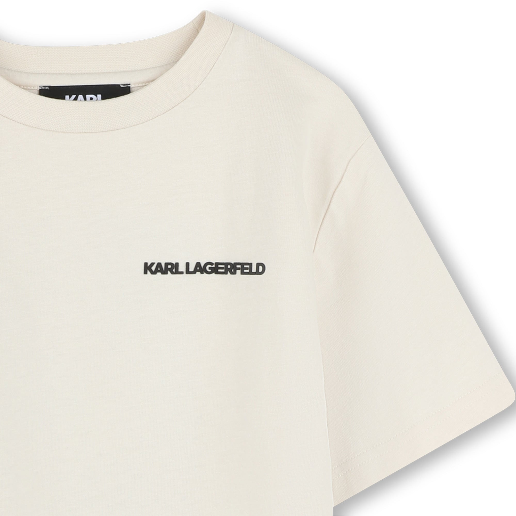 T - SHIRT ECRU KARL LAGERFELD - Angel Luxury