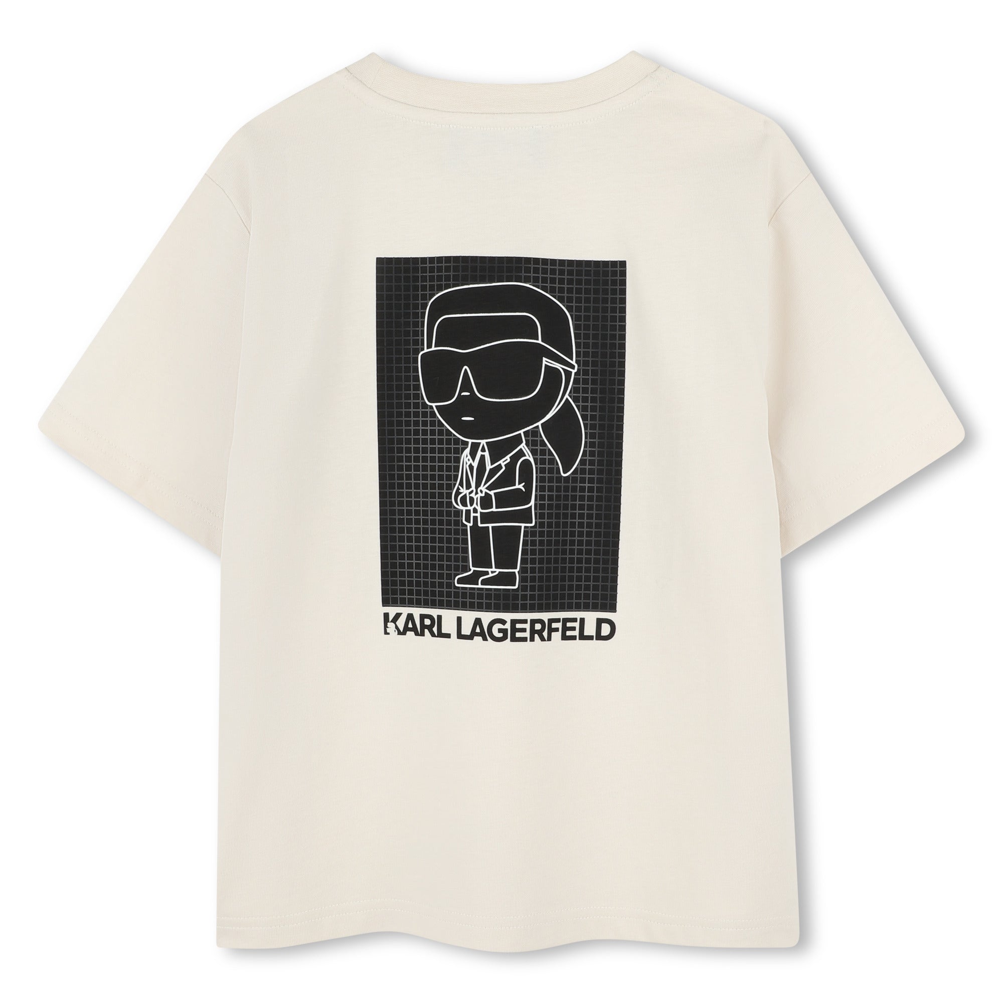 T - SHIRT ECRU KARL LAGERFELD - Angel Luxury