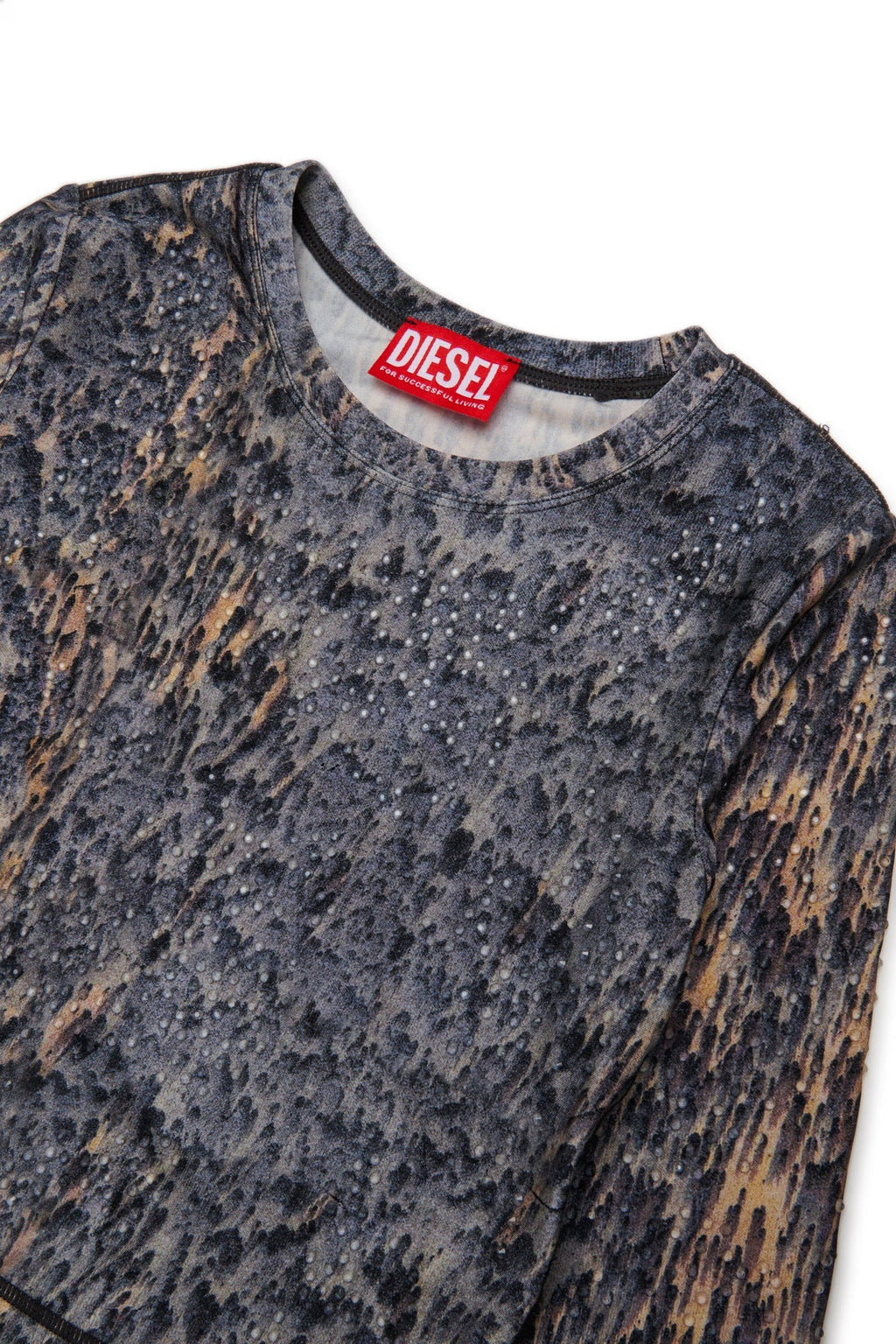 T - SHIRT ELASTICIZZATA MANICHE LUNGHE DIESEL - Angel Luxury