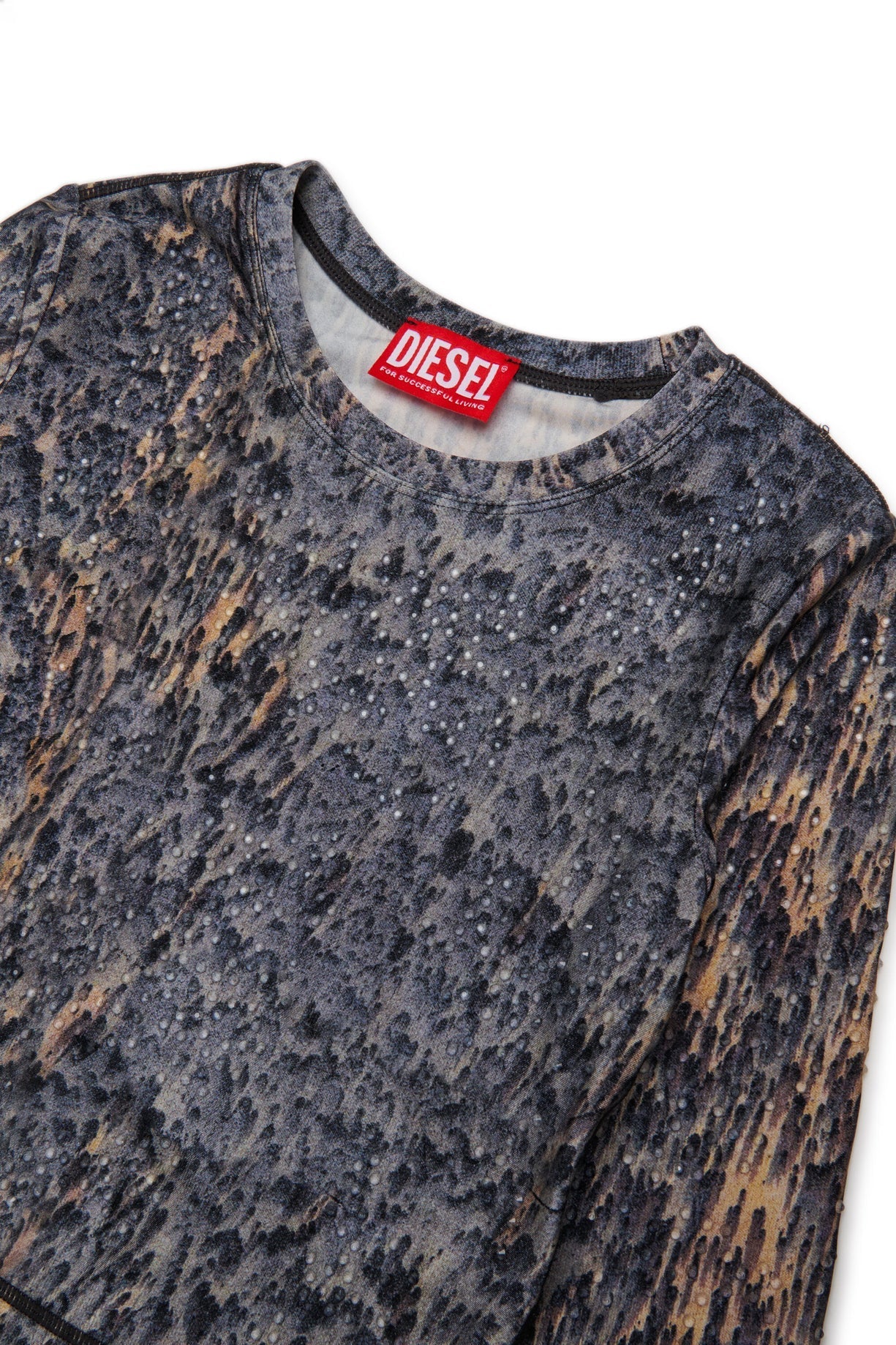 T - SHIRT ELASTICIZZATA MANICHE LUNGHE DIESEL - Angel Luxury