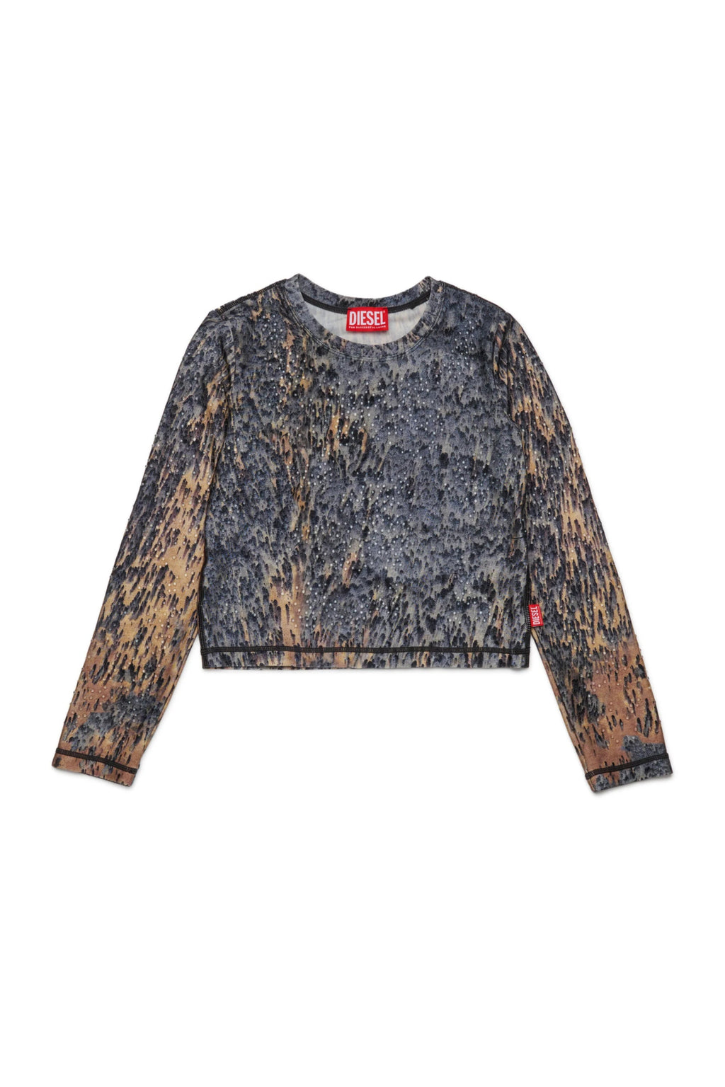 T - SHIRT ELASTICIZZATA MANICHE LUNGHE DIESEL - Angel Luxury