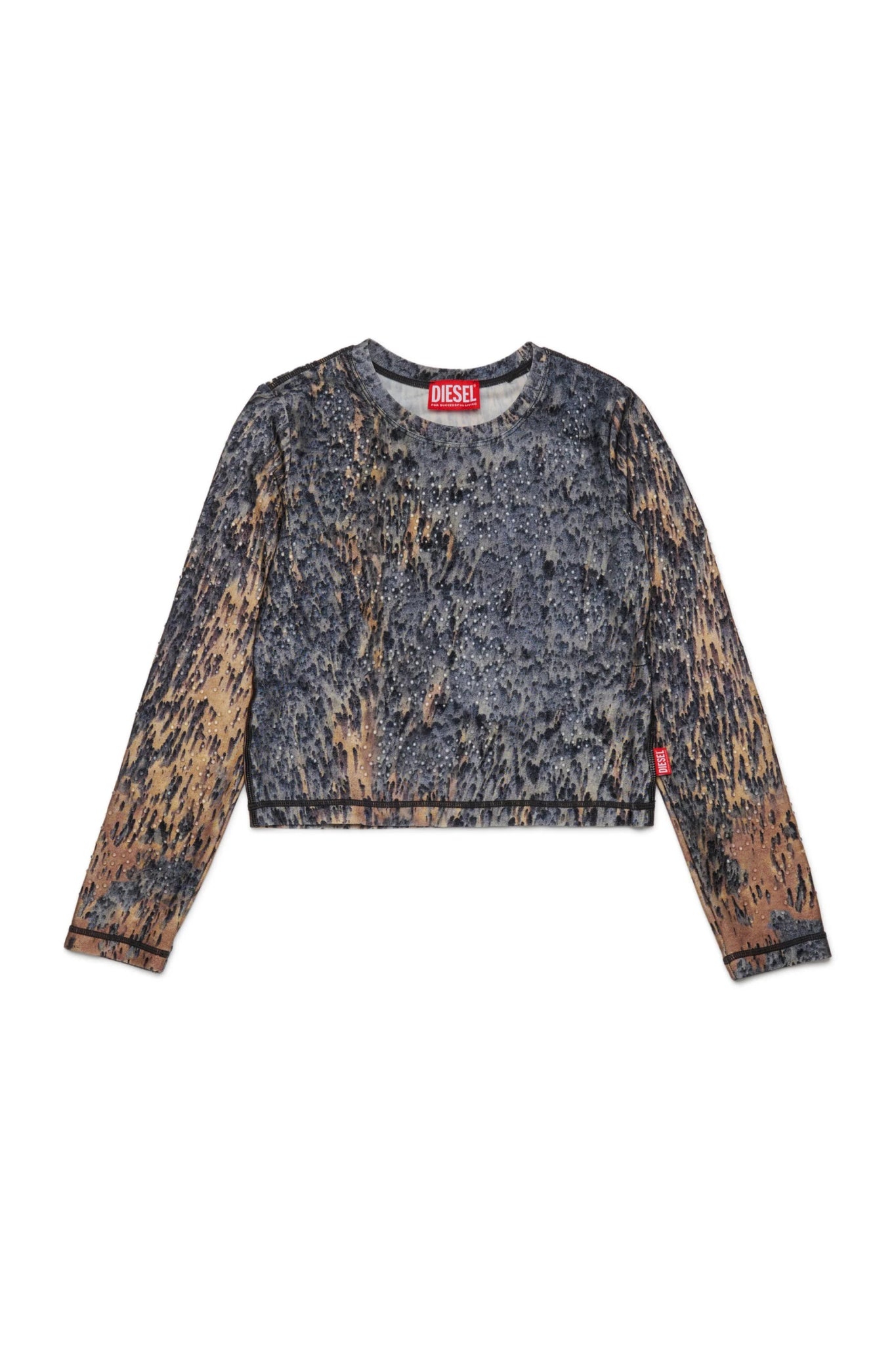 T - SHIRT ELASTICIZZATA MANICHE LUNGHE DIESEL - Angel Luxury