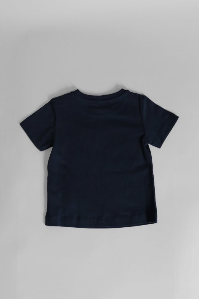 T-shirt Fay blu con logo - Angel Luxury