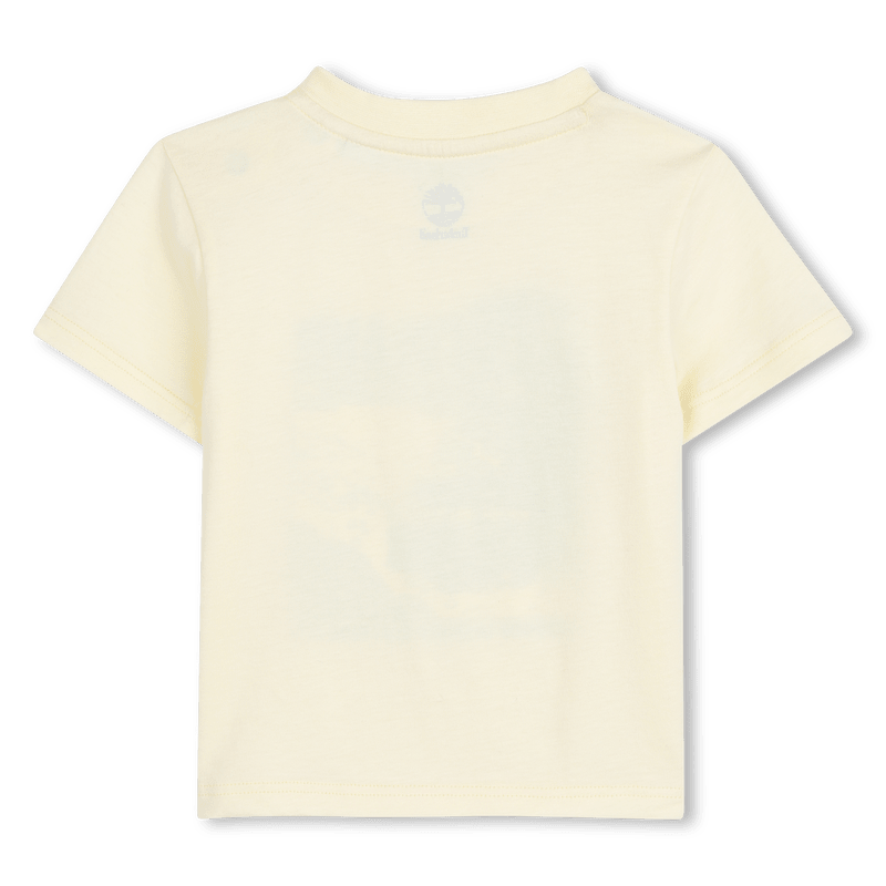 T - SHIRT GIALLA CON LOGO BLU TIMBERLAND - Angel Luxury