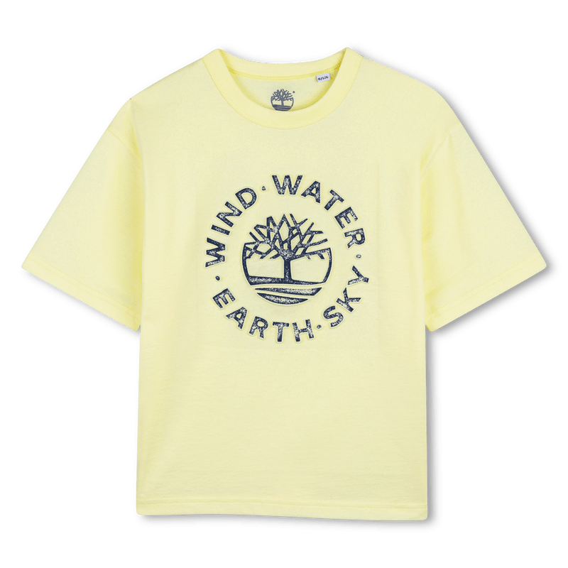 T - SHIRT GIALLA CON LOGO IN RILIEVO TIMBERLAND - Angel Luxury