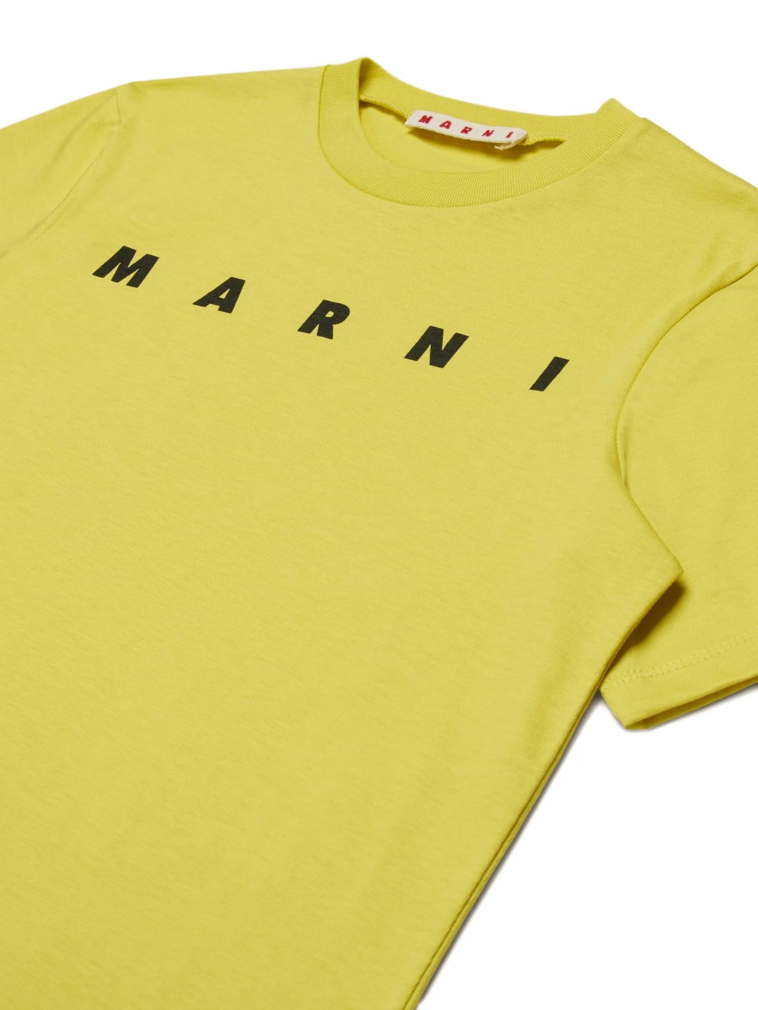 T - SHIRT GIALLA CON LOGO NERO MARNI - Angel Luxury