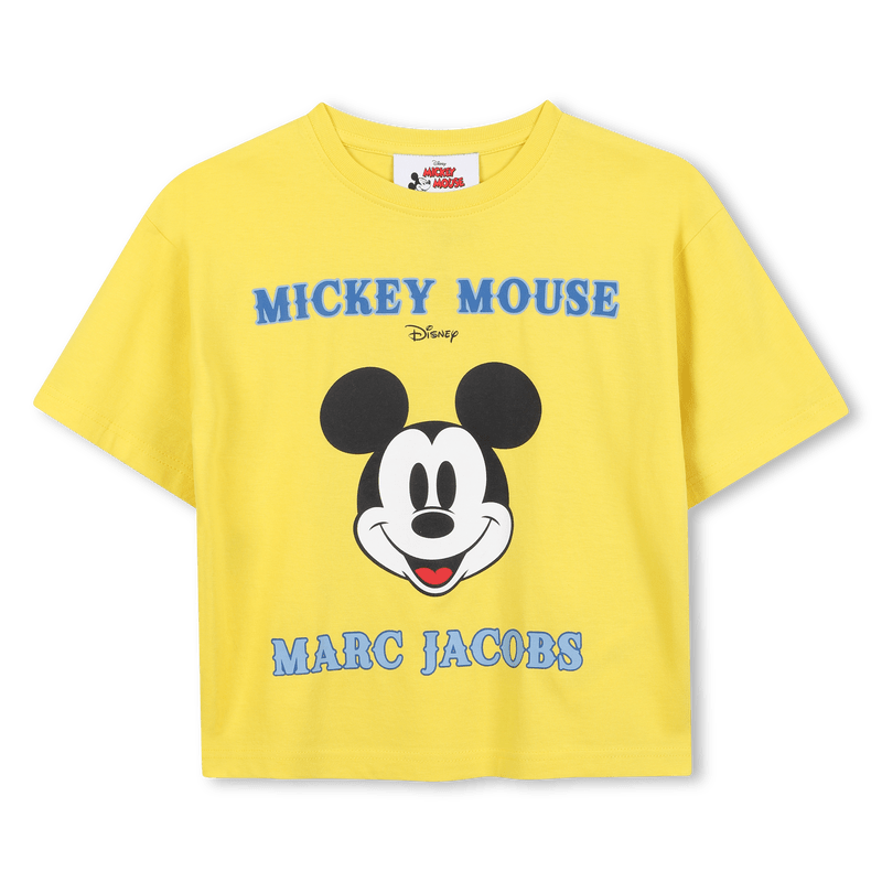 T - SHIRT GIALLA CON STAMPA TOPOLINO MARC JACOBS - Angel Luxury