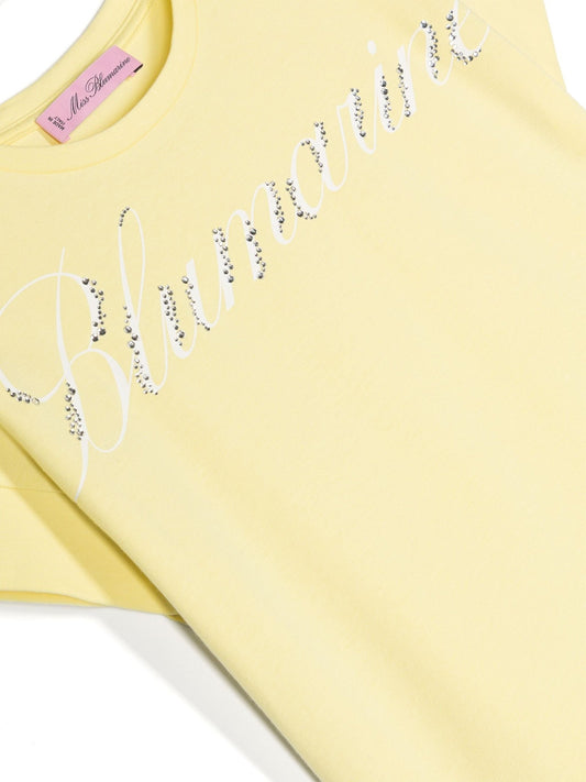 T - SHIRT GIALLA MISS BLUMARINE - Angel Luxury
