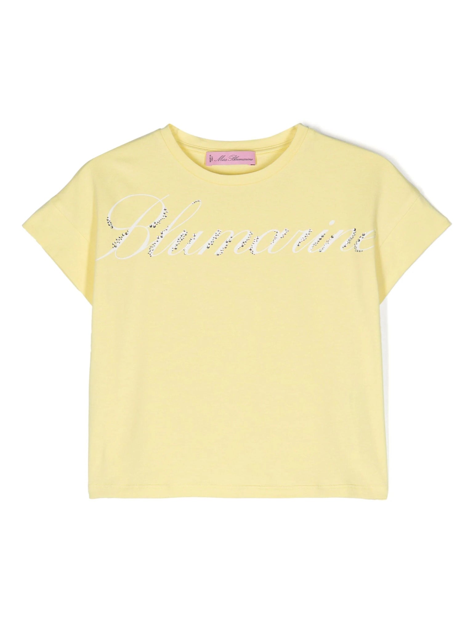T - SHIRT GIALLA MISS BLUMARINE - Angel Luxury