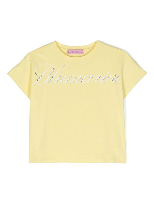 T - SHIRT GIALLA MISS BLUMARINE - Angel Luxury