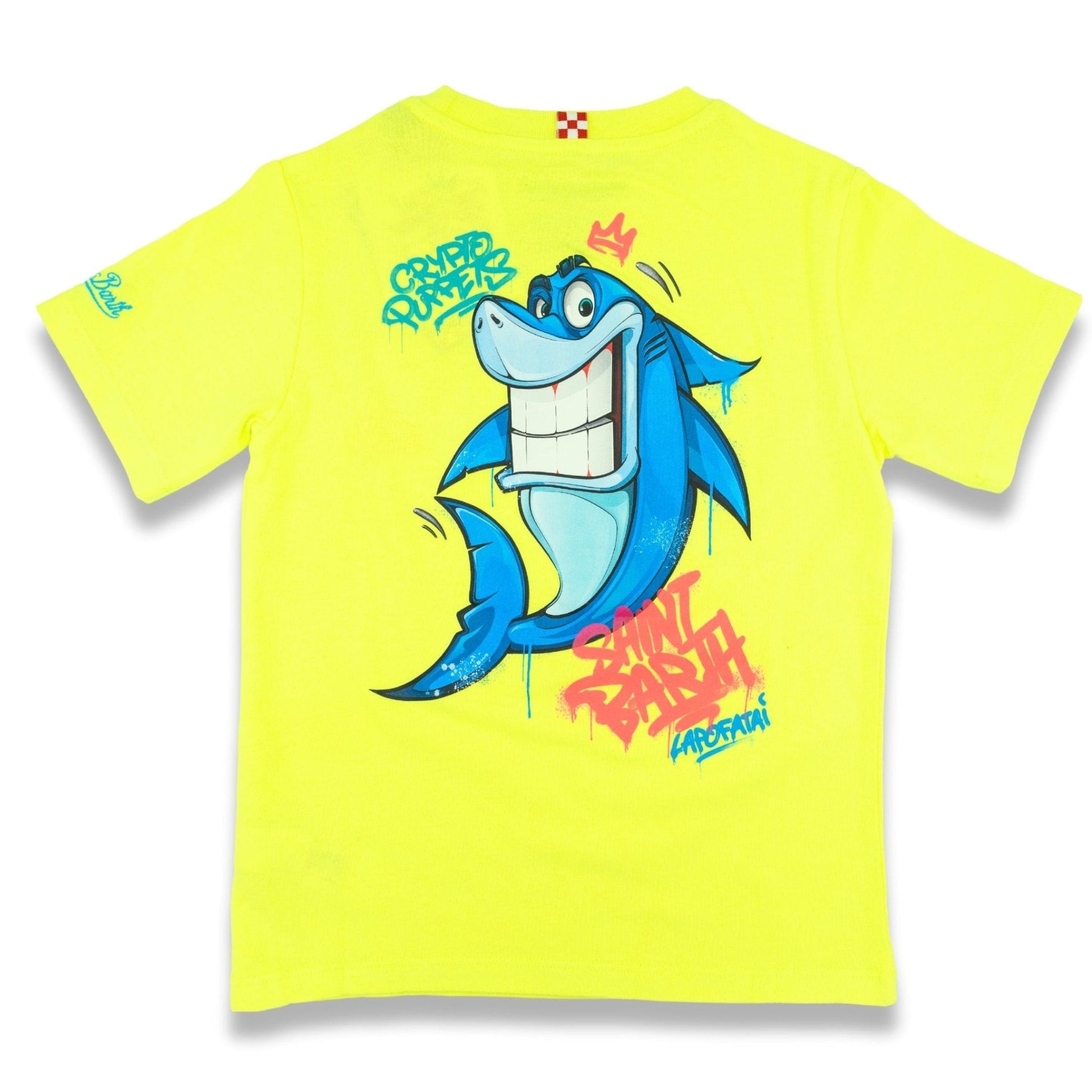 T - SHIRT GIALLA SQUALO MC2 - Angel Luxury