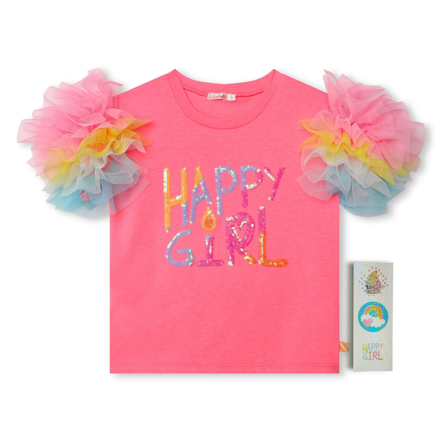 T - SHIRT HAPPY GIRL BILLIEBLUSH - Angel Luxury