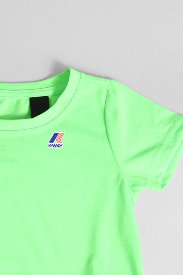 T-shirt K-way verde fluo - Angel Luxury