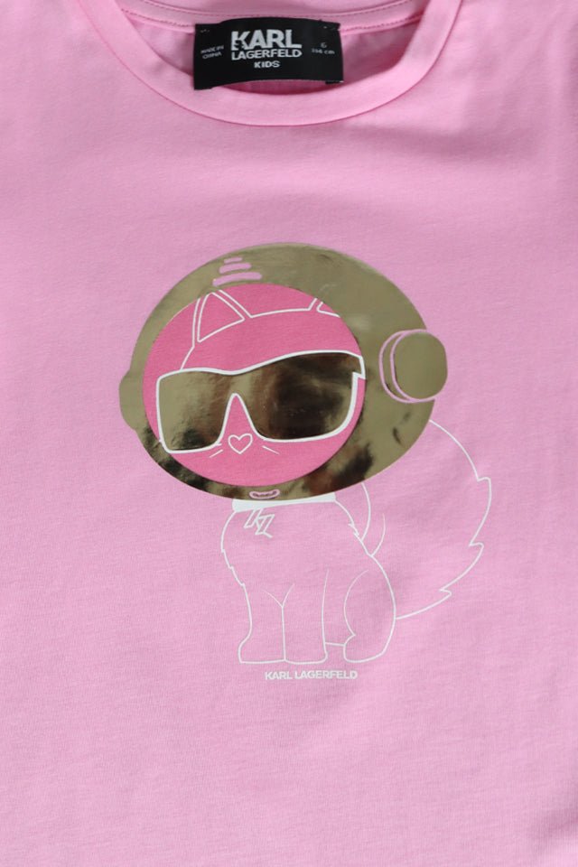 T-shirt Karl Lagerfeld rosa - Angel Luxury