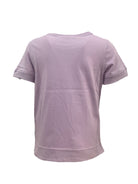 T - SHIRT LILLA CON LOGO ARANCIO K - WAY - Angel Luxury