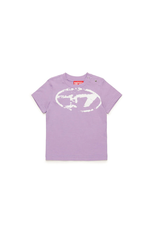T - SHIRT LILLA DIESEL - Angel Luxury