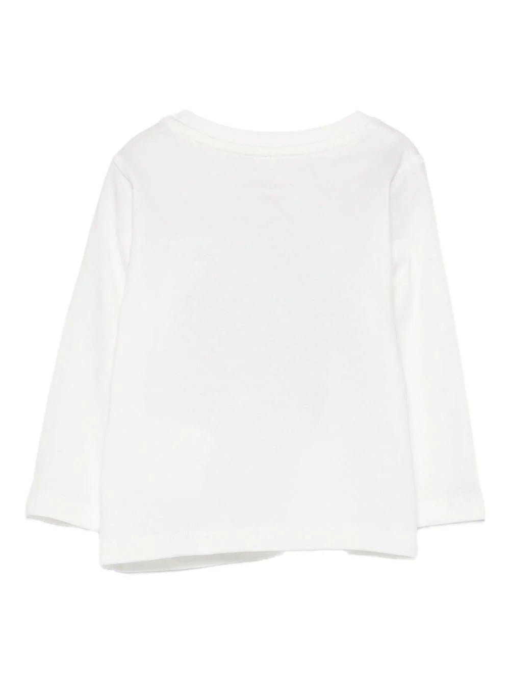 T - SHIRT MANICA LUNGA BIANCA CON STAMPA UCCELLO STELLA MCCARTNEY - Angel Luxury
