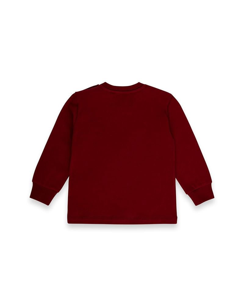 T - SHIRT MANICA LUNGA BORDEAUX ICEBERG - Angel Luxury